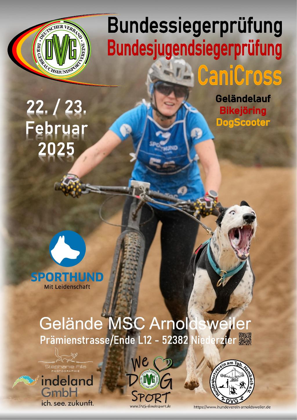 plakat dvg bsp canicross 2025