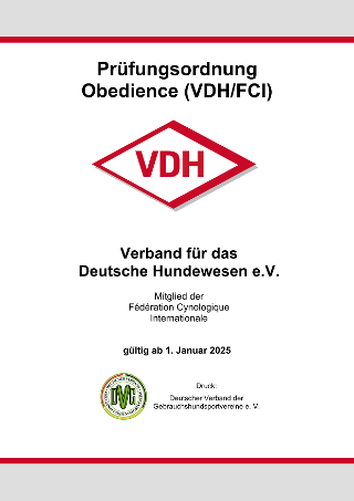 Prüfungsordnung Obedience (gültig ab dem 01.01.2025)